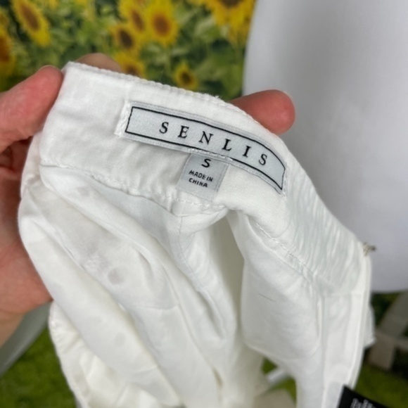 SENLIS White Diamond Eyelet Emile Outfit Small - Picture 15 of 16